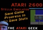 Atari 2600 Stella Emulator - Single Key to Save, Restore Game States
